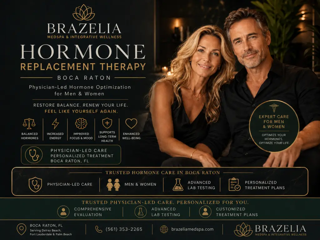 Bioidentical hormone pellets treatment in Boca Raton at Brazelia MedSpa & Integrative Wellness