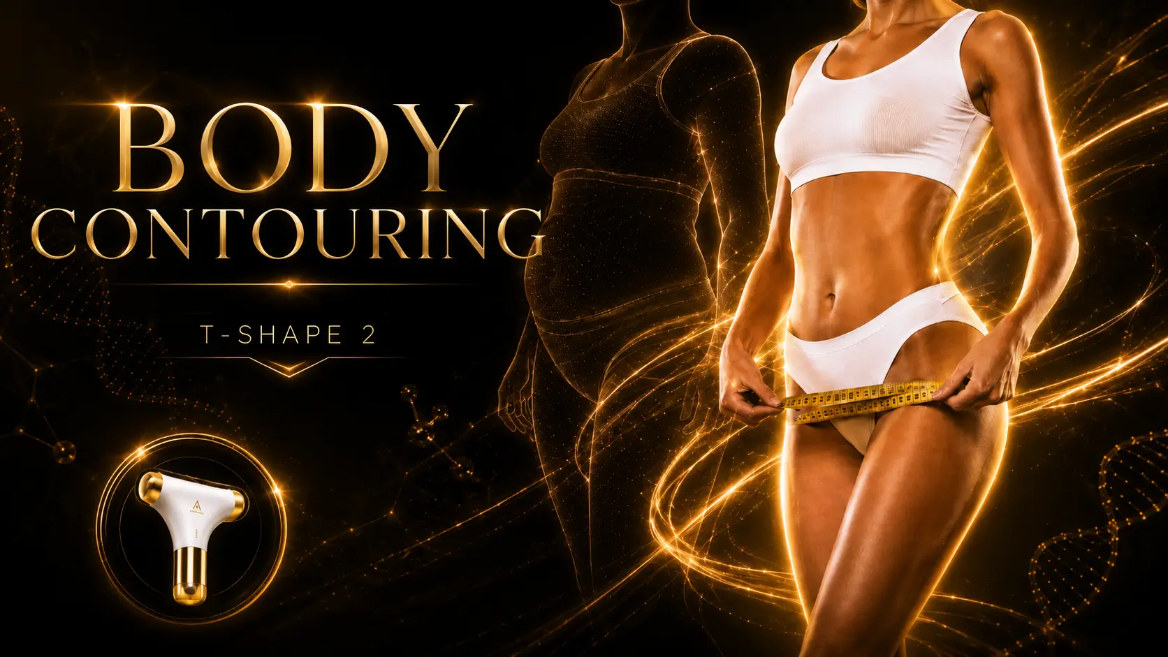 Body contouring in Boca Raton with T-Shape 2 at Brazelia MedSpa for non-surgical sculpting and skin tightening