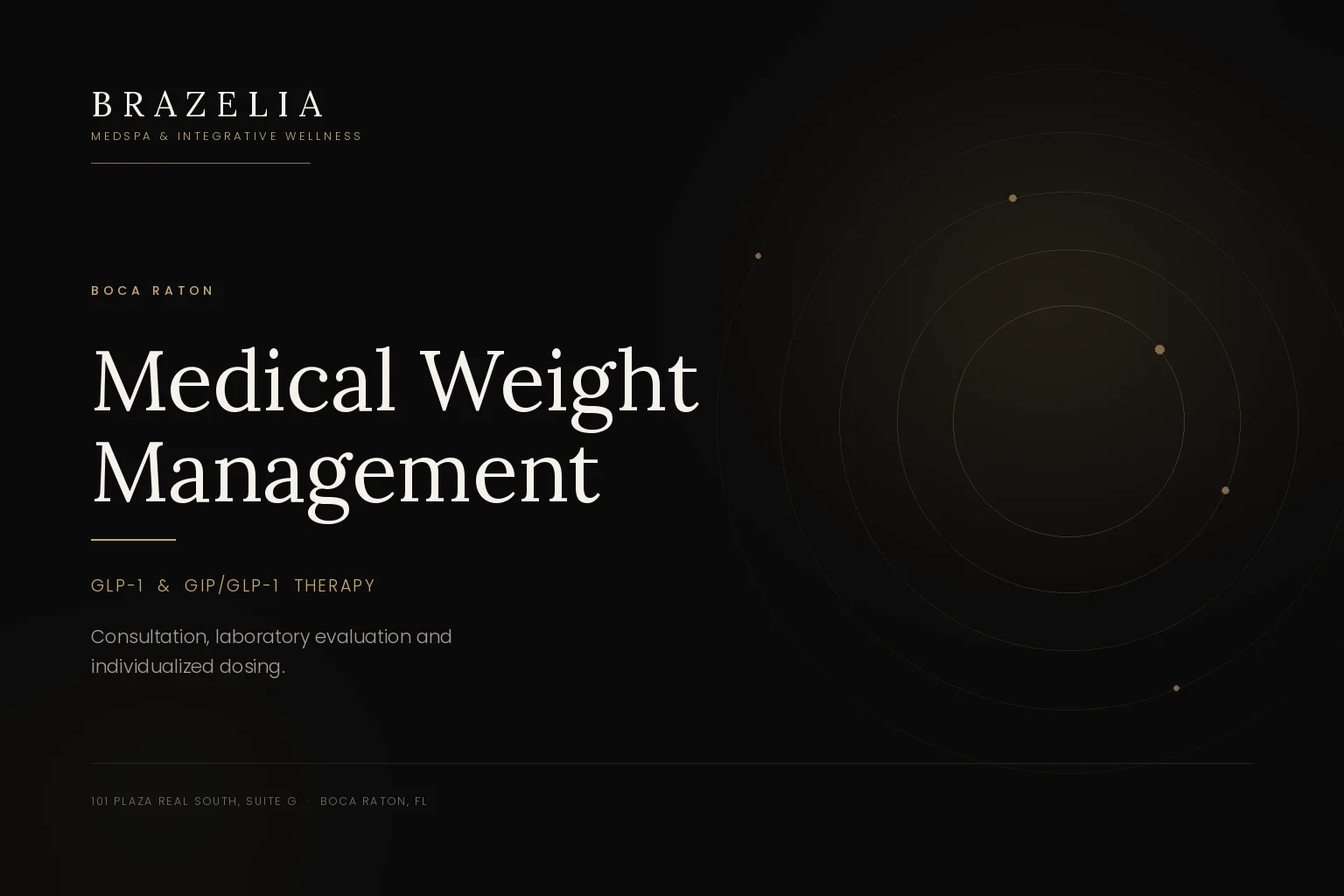 Brazelia MedSpa and Integrative Wellness, Boca Raton - medical weight management with GLP-1 and GIP/GLP-1 therapy